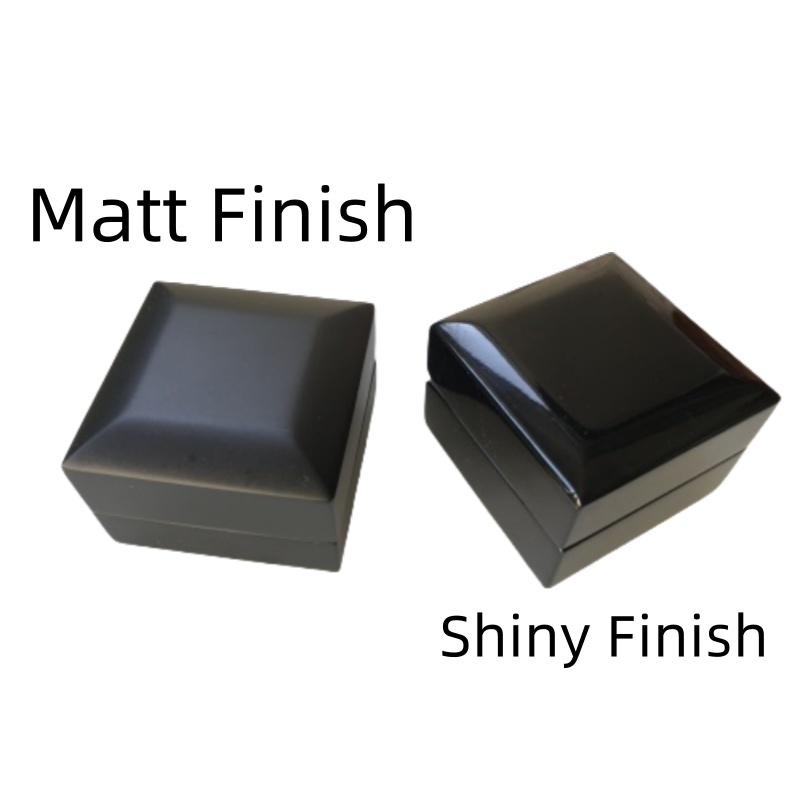 Solid Timber Box  Beveled Edge LH Series for Ring