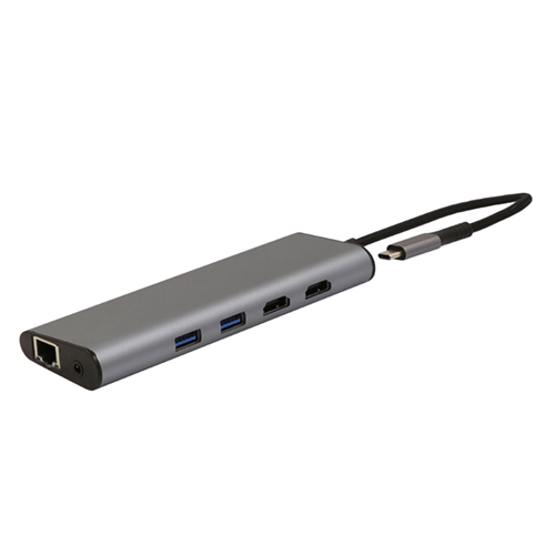 10 in 1 Hub- 4K HDMI port – support MST&SST.