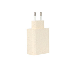 Dual Port USB-A QC3.0 & 20W PD Wall Charger | Biodegradable & Eco-friendly