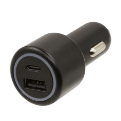 Compact Dual Port 32W Quick Car Charger for iPhone 13 & Samsung PPS