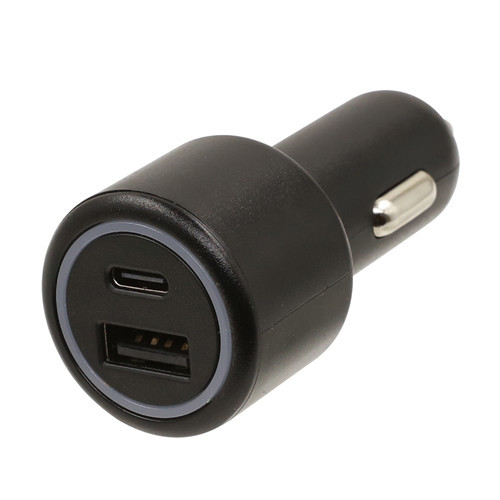 Compact Dual Port 32W Quick Car Charger for iPhone 13 & Samsung PPS