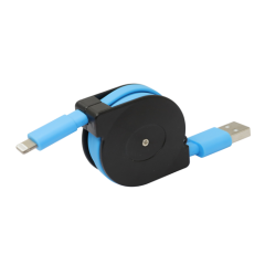 USB A to Mfi Lightning Retractable Cable