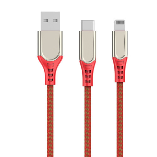 Zinc Alloy USB A to MFi Lightning Cable