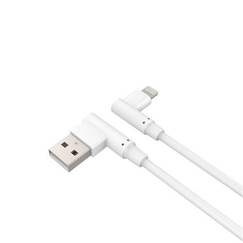 USB-A to Mfi Lightning in 90-Degree Angle for Gaming