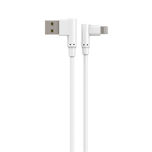 USB-A to Mfi Lightning in 90-Degree Angle for Gaming