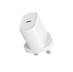 Compact 20W USB Type-C Power Delivery Wall Charger