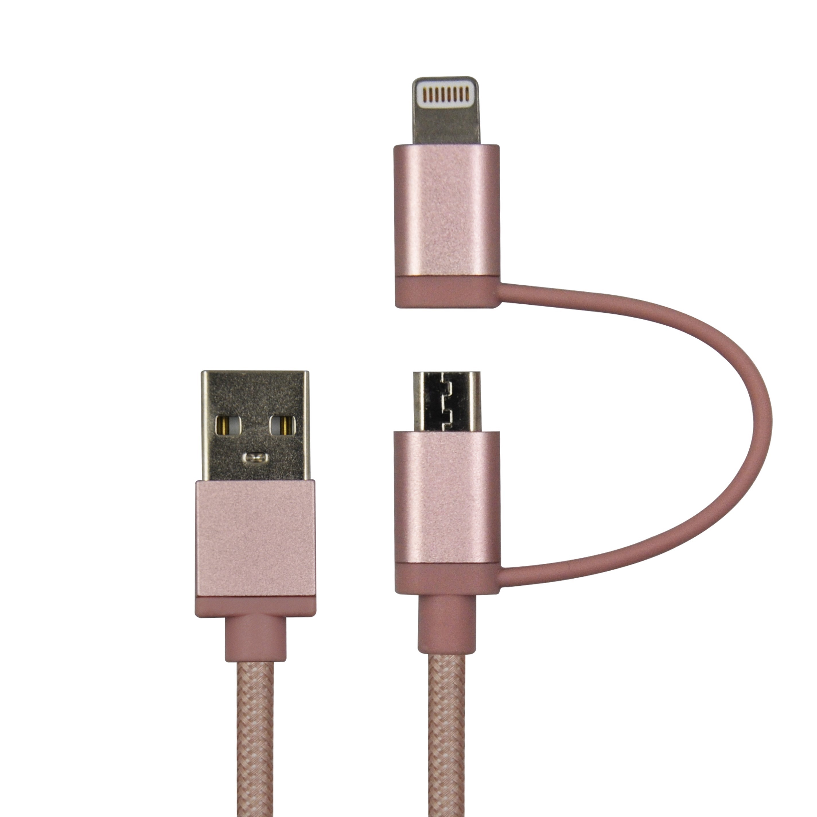 Smart 2 in 1 Lightning & Micro USB Charge & Data Cable