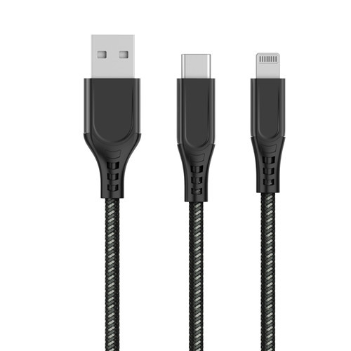 Zinc Alloy USB A to MFi Lightning Cable