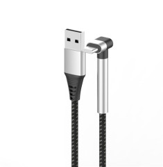 USB A to Mfi Lightning Gaming Cable with Standing Function