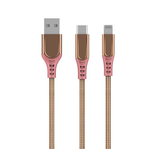 Zinc Alloy USB A to MFi Lightning Cable
