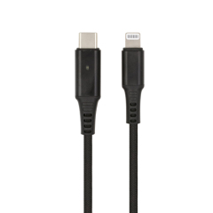 MFi Certified Smart USB C to Lightning Fast Charge PD Cable with LED Indicator