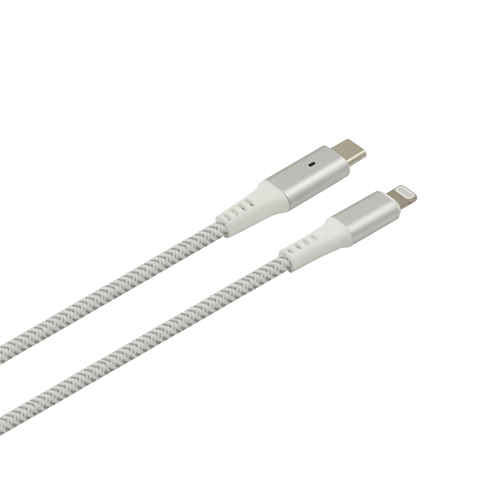 MFi Certified Smart USB C to Lightning Fast Charge PD Cable with LED Indicator