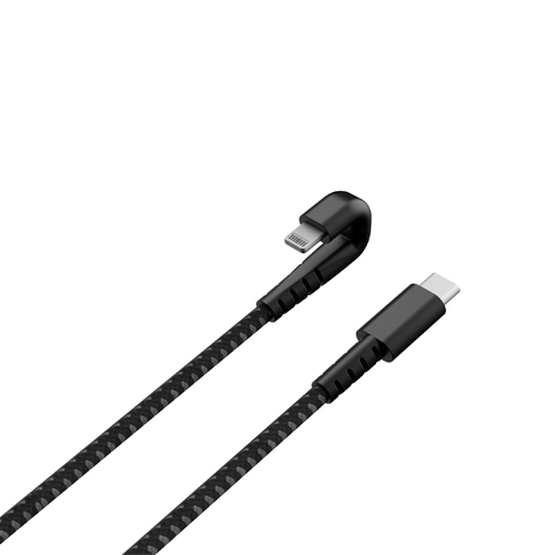MFi USB C to 180 degree / U-turn Lightning Charge & Sync Cable