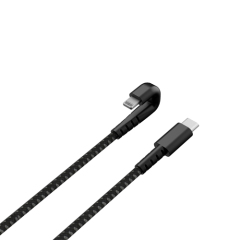 MFi USB C to 180 degree / U-turn Lightning Charge & Sync Cable