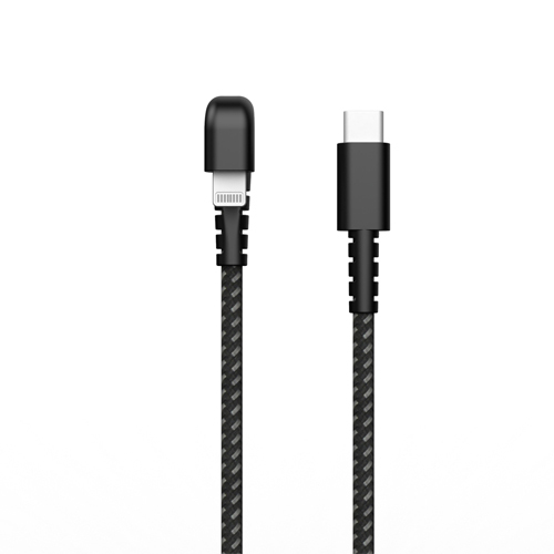 MFi USB C to 180 degree / U-turn Lightning Charge & Sync Cable