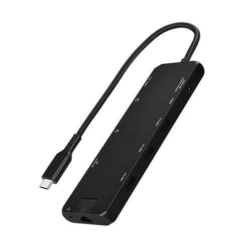 12 in 1 hub, Dual 4K HDMI, MST & SST Supported 