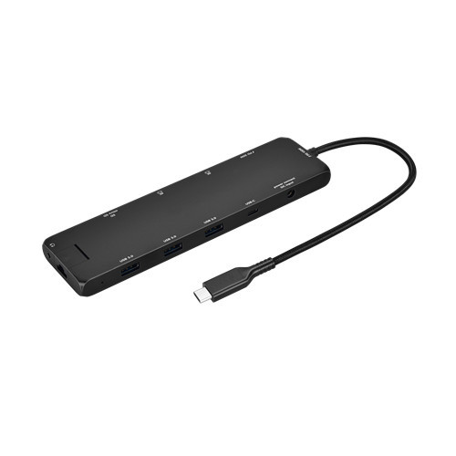 12 in 1 hub, Dual 4K HDMI, MST & SST Supported 