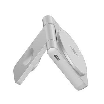 qi2 Compact 2 in 1 Wireless Charger with Stand Function