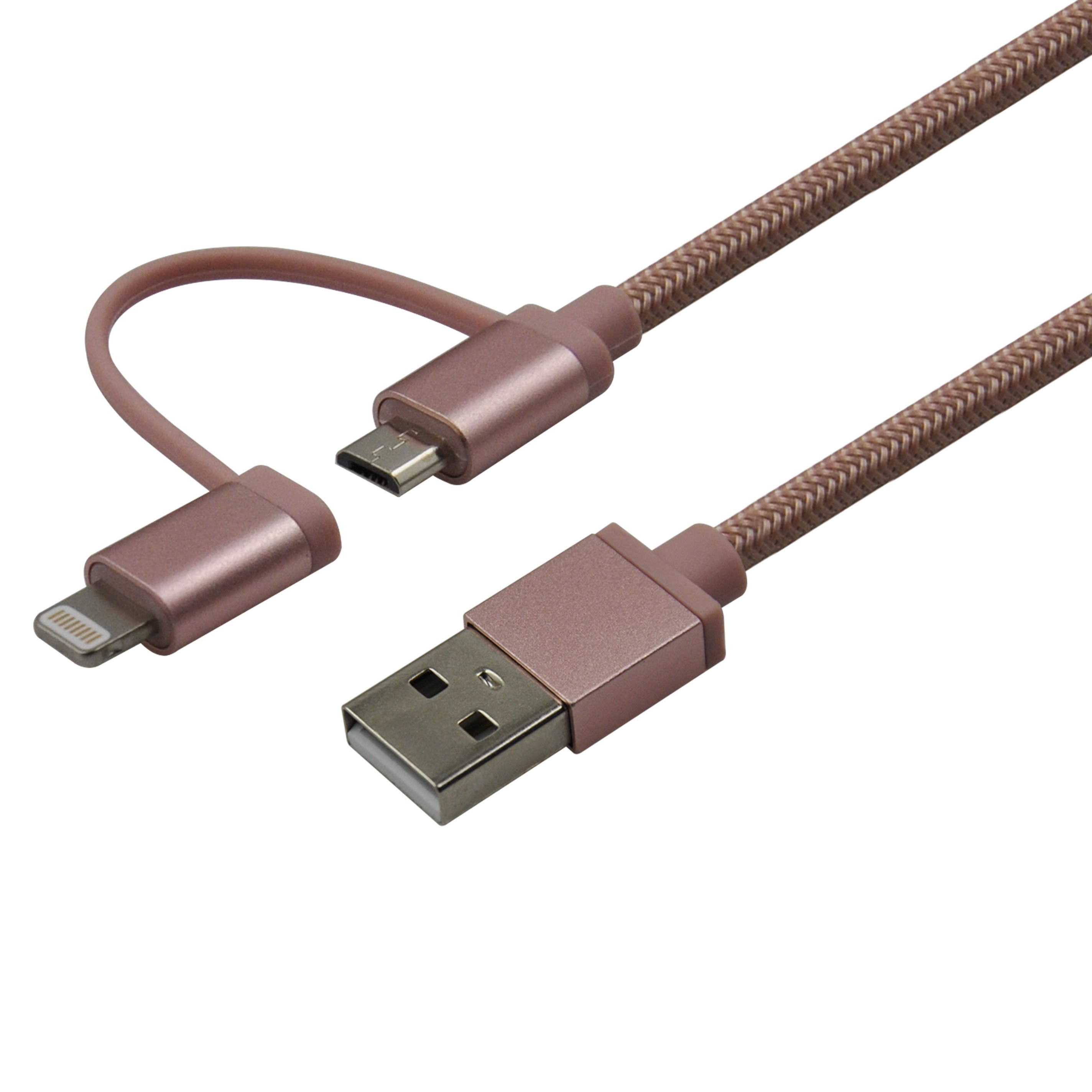 Smart 2 in 1 Lightning & Micro USB Charge & Data Cable