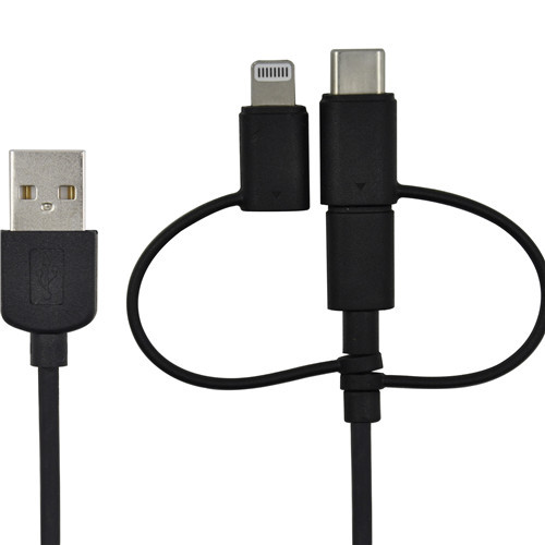 3 in 1 Multi-functional USB A to Mirco /Lightning /USB-C Charging Cable