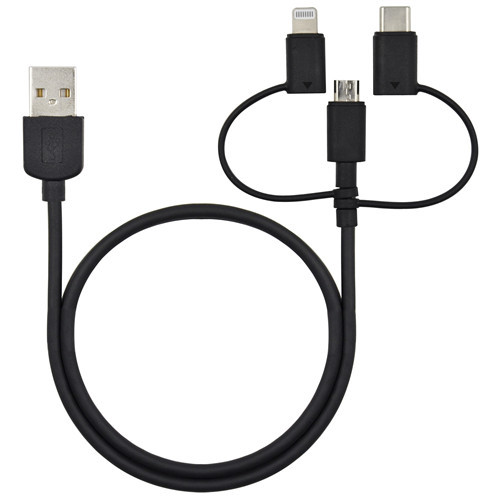 3 in 1 Multi-functional USB A to Mirco /Lightning /USB-C Charging Cable