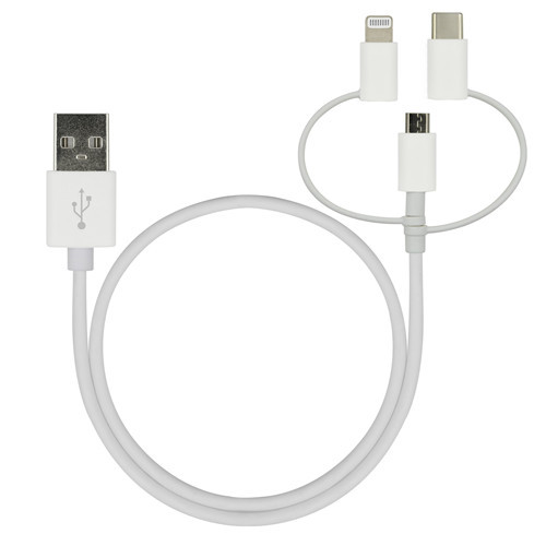 3 in 1 Multi-functional USB A to Mirco /Lightning /USB-C Charging Cable