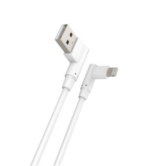 USB-A to Mfi Lightning in 90-Degree Angle for Gaming