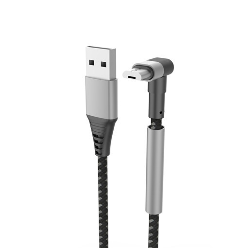 USB A to Mfi Lightning Gaming Cable with Standing Function
