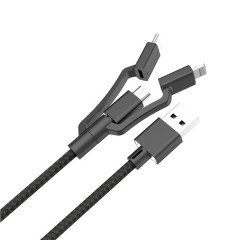 3 in 1 Multi-functional USB A to Mirco /Lightning /USB-C Charging Cable