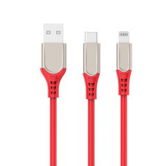 Zinc Alloy USB A to MFi Lightning Cable