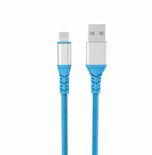 Anti-microbial USB-A to Mfi Lightning data cable