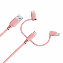 Super Strong & Surprisingly Soft Silicone 3 in 1 cable