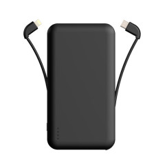 Universal Power Bank Embedded MFi lightning & USB C cable