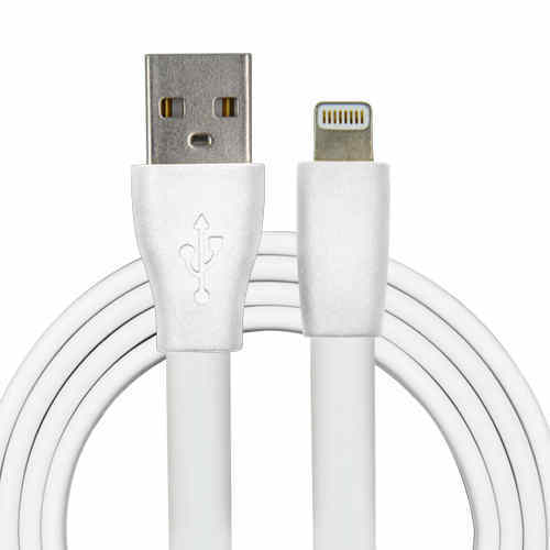 USB-A to Mfi Lightning Flat Data Cable
