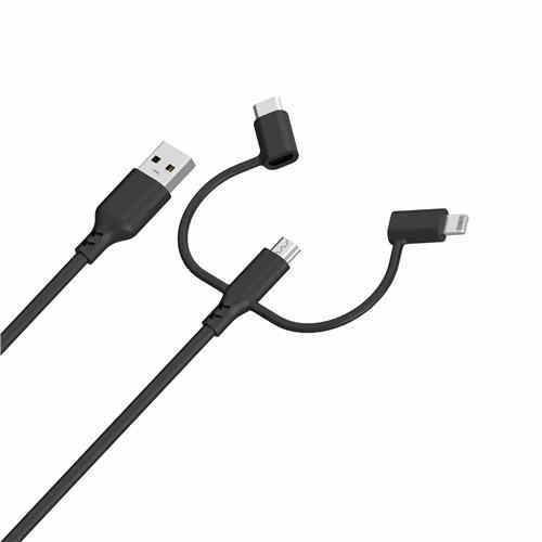 Super Strong & Surprisingly Soft Silicone 3 in 1 cable