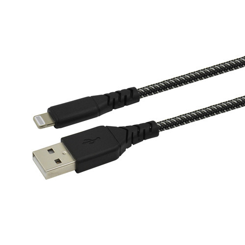 SGS tested 100000 times bending USB-A to Mfi Lightning Data Cable
