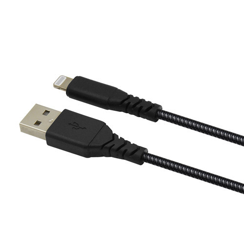 SGS tested 100000 times bending USB-A to Mfi Lightning Data Cable