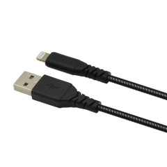 SGS tested 100000 times bending USB-A to Mfi Lightning Data Cable