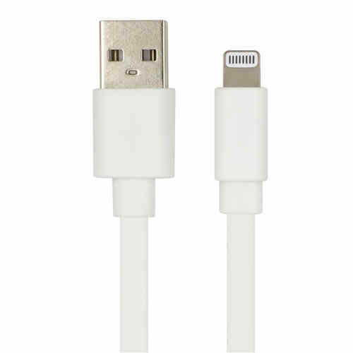 USB-A to Mfi Lightning Flat Data Cable