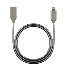 Stronger Zinc-Alloy USB A to Lightning Charge& Sync Cable