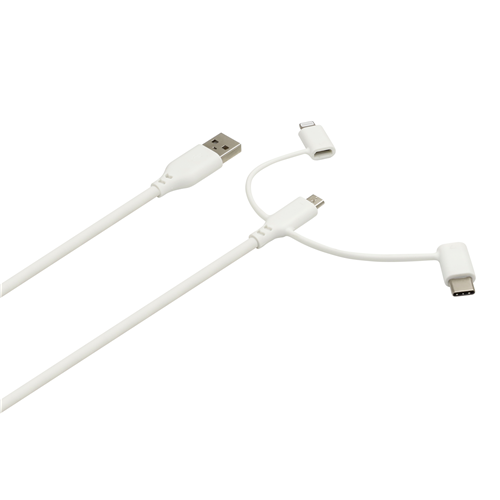 Super Strong & Surprisingly Soft Silicone 3 in 1 cable