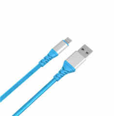 Anti-microbial USB-A to Mfi Lightning data cable