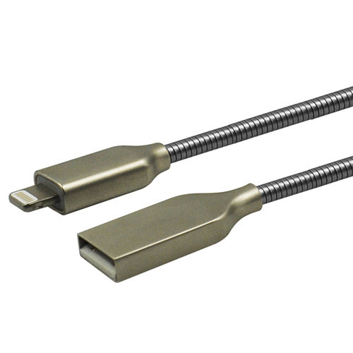 Stronger Zinc-Alloy USB A to Lightning Charge& Sync Cable
