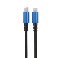 MFi USB C to Lightning PD Cable with Aluminum Housing
