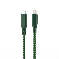 Fabric Braiding USB-C to Lightning Cable