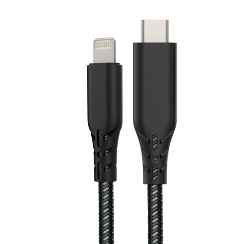 Fabric Braiding USB-C to Lightning Cable