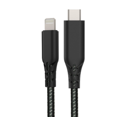 Fabric Braiding USB-C to Lightning Cable