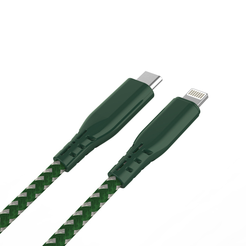 Fabric Braiding USB-C to Lightning Cable