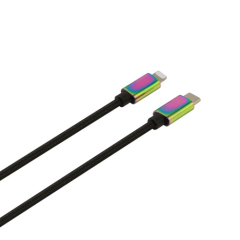 MFi Metallic Casing and Fabric Braiding USB-C to Lightning Cable