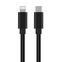 MFi Metallic Casing and Fabric Braiding USB-C to Lightning Cable